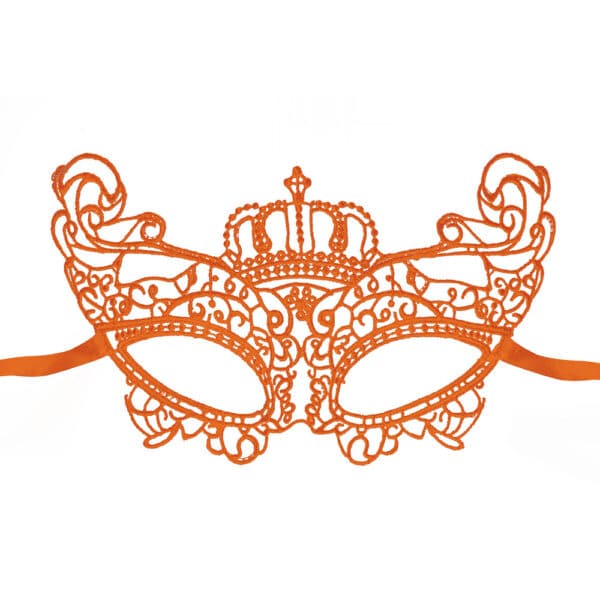 Kanten oogmasker Kroon Koningsdag