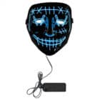 Led-masker Killer smile blauw