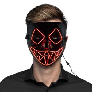Led-masker Killer smile rood Led-masker Killer smile rood