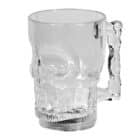 Oplichtend plastic drinkglas Schedel (400 ml) - 1 stuks