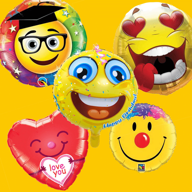 Folieballonnen Emoji / Smiley