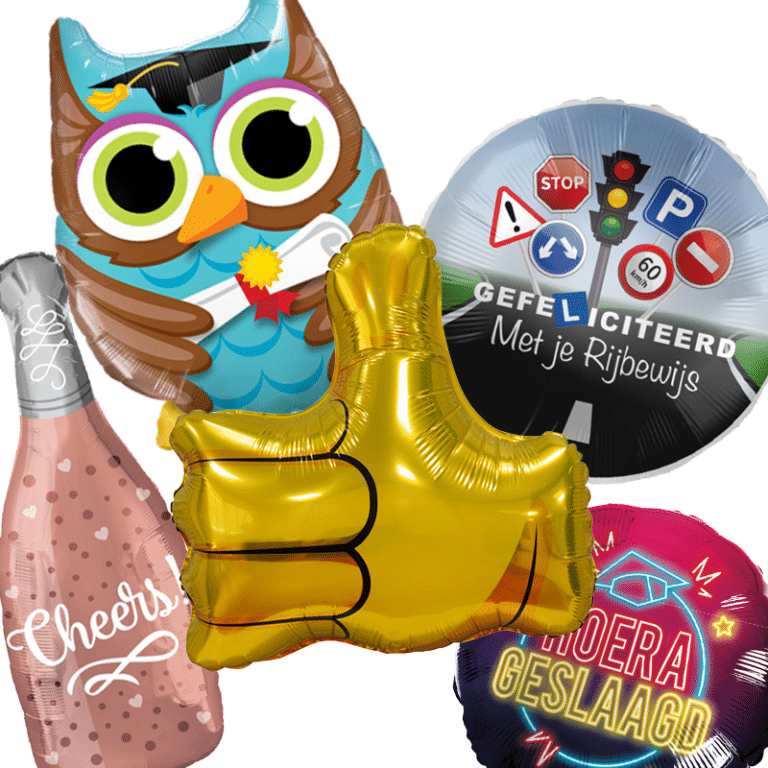 Folieballonnen Geslaagd