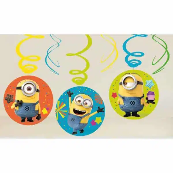 Minions - Swirls (6 stuks)