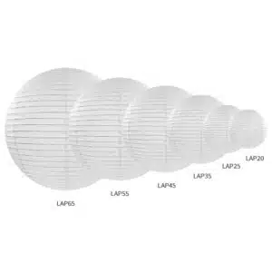 Decoratieve lampion wit 45 cm Decoratieve lampion wit 45 cm
