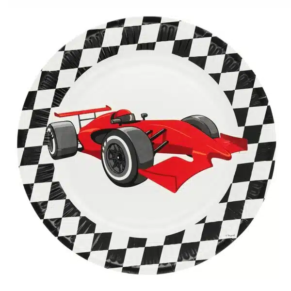 Papieren borden Racing (8 stuks)