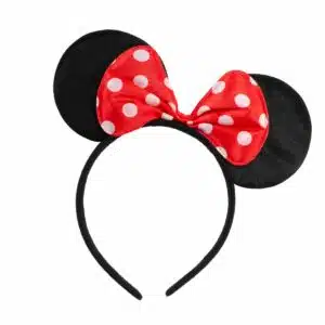 Diadeem Minnie Mouse oren met rode strik