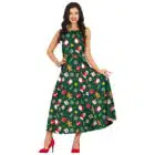Groene Kerstjurk - maat 38-40 (M)