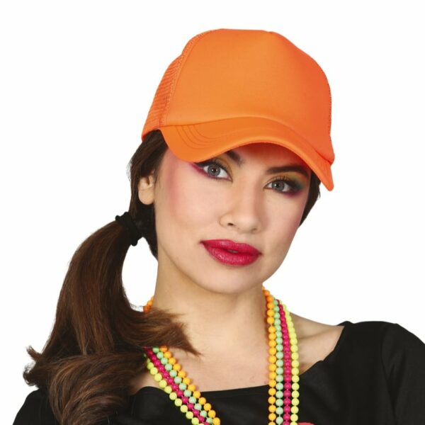 Neon oranje cap