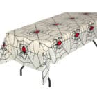 Tafelkleed Wit Spinnenweb 135 x 270 cm