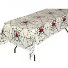 Tafelkleed Wit Spinnenweb 135 x 270 cm