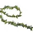 Slinger groene blaadjes met 20 lichtjes - 2 m