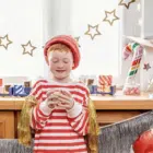 Kerst Folieballonnen Candy Cane mix - 5 stuks