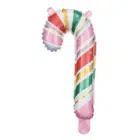 Kerst Folieballonnen Candy Cane mix - 5 stuks
