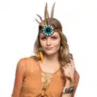 Set Hippie delight (hoofdband, oorbel en armband)