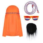 Set Sjeik Holland (hoofddoek, koord, partybril en sik)