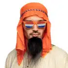 Set Sjeik Holland (hoofddoek, koord, partybril en sik)