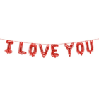 Folieballonnen I Love You - 210 x 35 cm