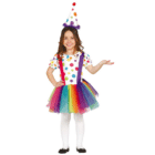 Kostuum Clown jurk