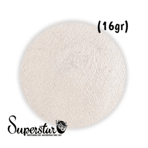 Superstar - Aqua face- and bodypaint silverwhite glitter(16gr)