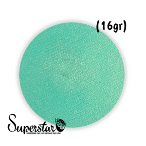 Superstar - Aqua face- and bodypaint golden green shim. (16gr)