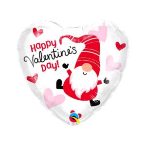 Folieballon Valentine’s Day Gnome 45 cm