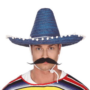 Sombrero blauw 45 cm luxe