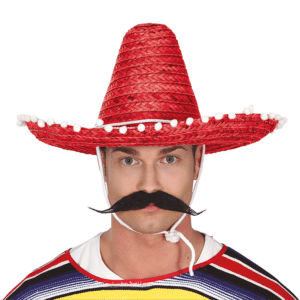 Sombrero rood 45 cm luxe