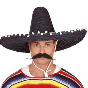 Sombrero zwart 60 cm large