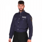 Donker blauw Shirt 'POLICE'