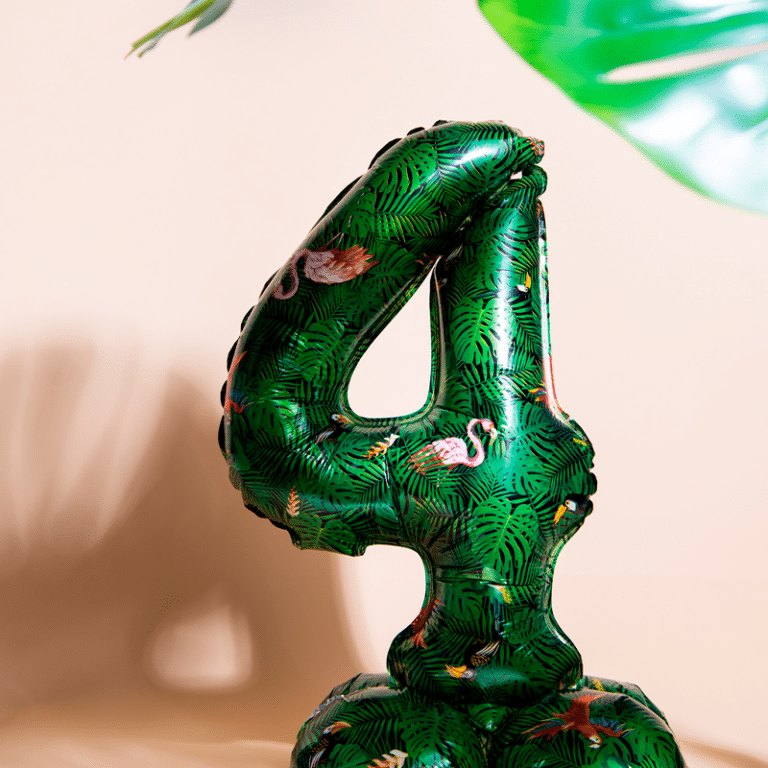 Staande cijfers lucht Jungle vibe