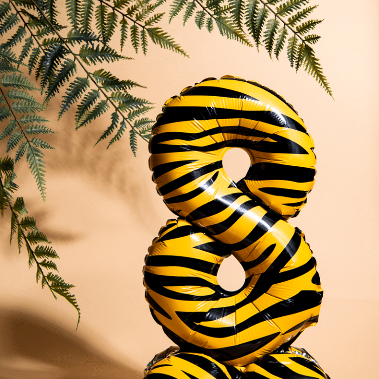 Staande cijfers lucht Tiger Chic