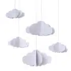 Hangdecoratie Wolken - 5 stuks