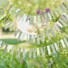Letterslinger Sage Green Happy Birthday - 1,5 meter - met tassels