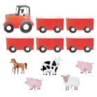 Tractor met trailer display
