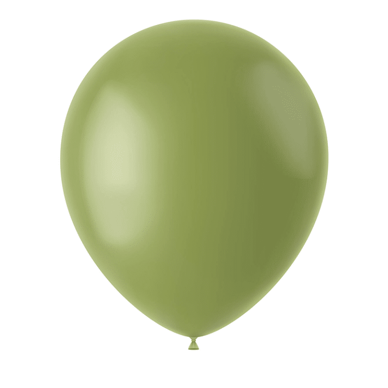 Olijfgroene ballonnen
