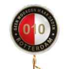 Rotterdam Geen woorden maar daden 010 Folieballon Rood - 43 cm