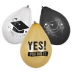 Ballonnen 'YES! YOU DID IT' (6 stuks)