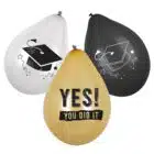 Ballonnen 'YES! YOU DID IT' (6 stuks)