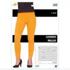 Neon legging dames - oranje