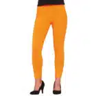 Neon legging dames - oranje