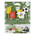 Cupcake topper voetbal