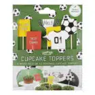 Cupcake topper voetbal