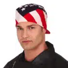 Amerikaanse vlag sjaal/ pet