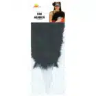 Veren waaier zwart