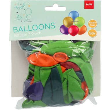 Gemar ballonnen Color Pop Mix Metallic 23 cm - 50 stuks