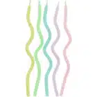 Kaarsjes sweet swirl 15 cm (10 stuks)
