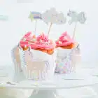 Cupcake decoratie set unicorns & rainbows