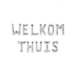 Set folieballonnen welkom thuis