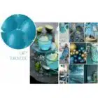 Gemar ballonnen Calm Turquoise Mat 33 cm - 100 stuks