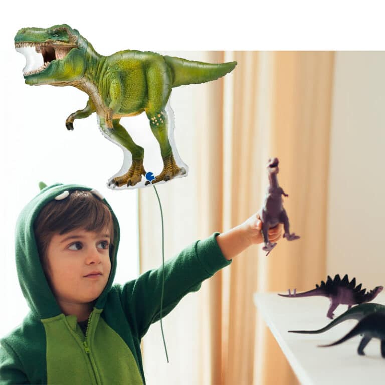 Dino ballon versturen